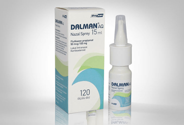 DALMAN AQ 50 MCG/100 MG NAZAL SPREY, SUSPANSIYON